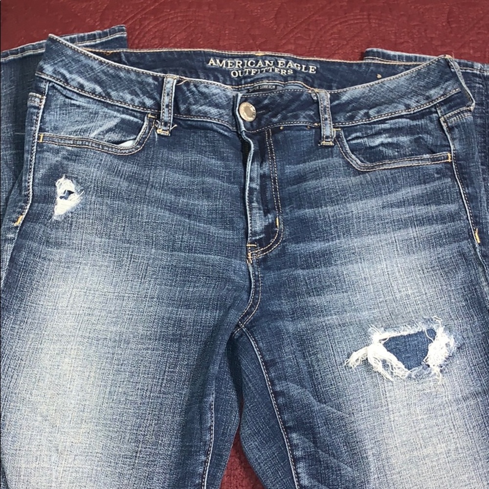 American Eagle super stretch jeans